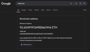 Vitalik.ETH Google ENS integráció